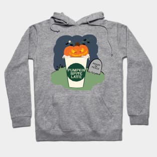 Funny Halloween Pumpkin Spite Latte Hoodie